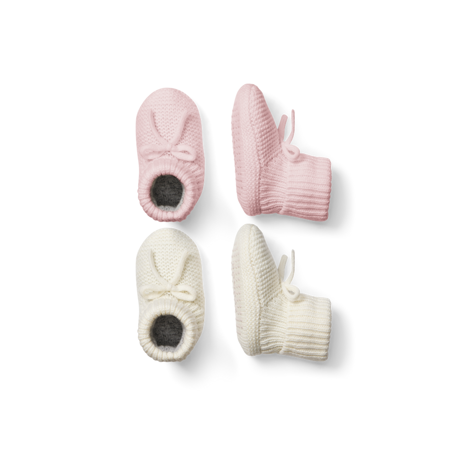 Baby Bow Gripper Slipper 2-Pack - Weekend Off Day Landing