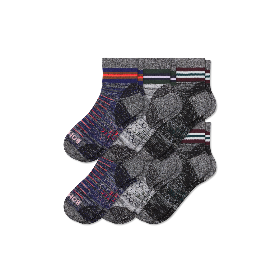 Men's Hiking Quarter Sock 6-Pack - Soft Trail Move