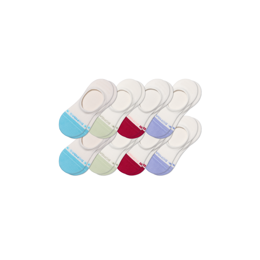 Women's Lightweight No Show Sock 8-Pack - Weekend Court Rotation