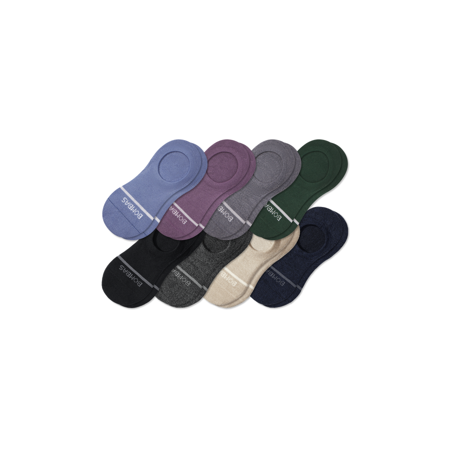 Women's Lightweight Merino Wool Blend No Show Sock 8-Pack - Soft Home Pair