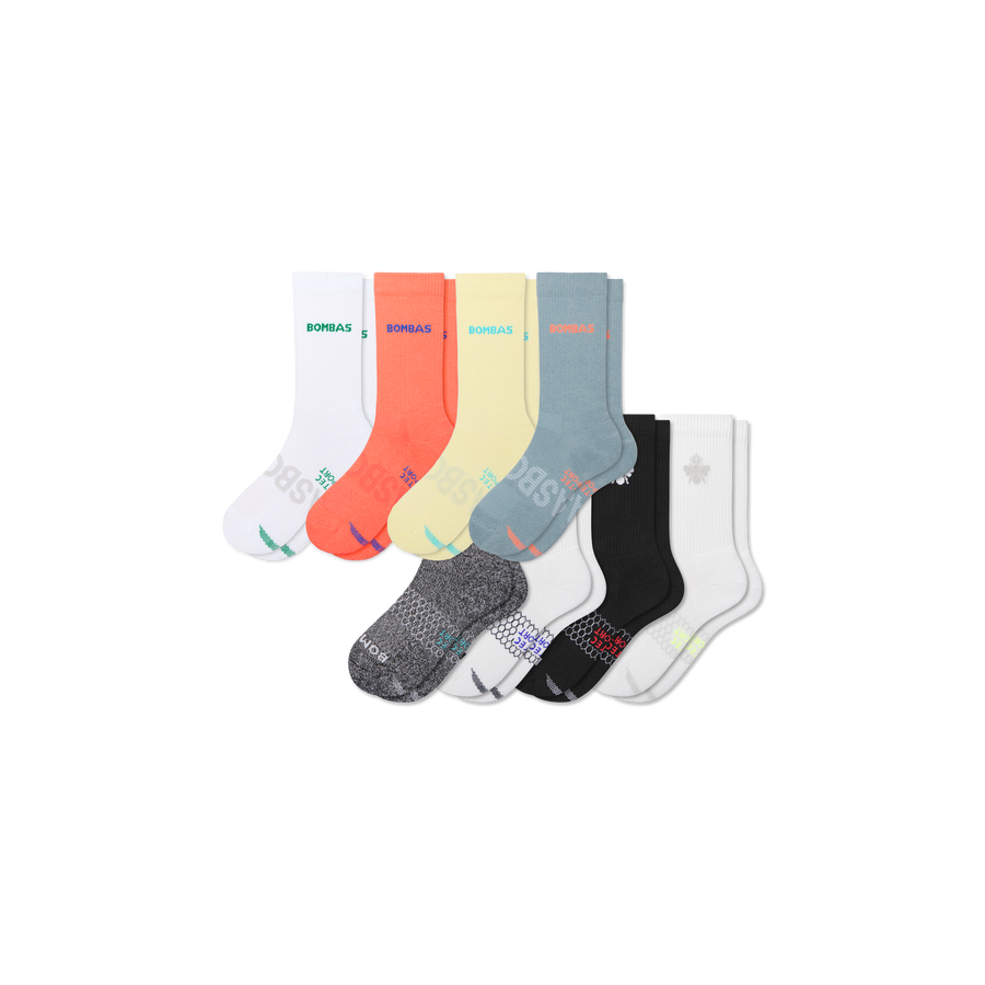 Youth All Sport Calf Sock 8-Pack - Fresh Low Cut Rotation