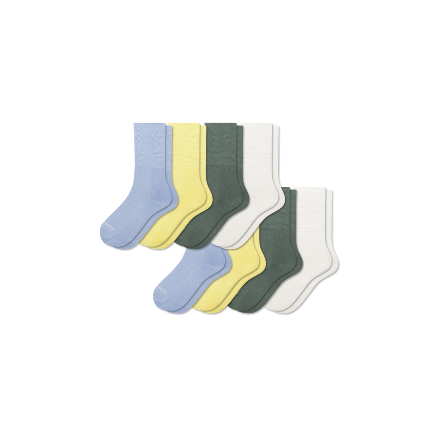 Youth Ultra Stretch Calf Sock 8-Pack - Active Weekend Wear