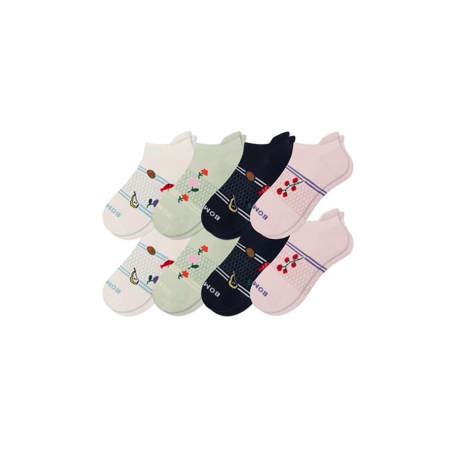 Women's Dinner Party Ankle Sock 8-Pack - Smooth Trail Comfort