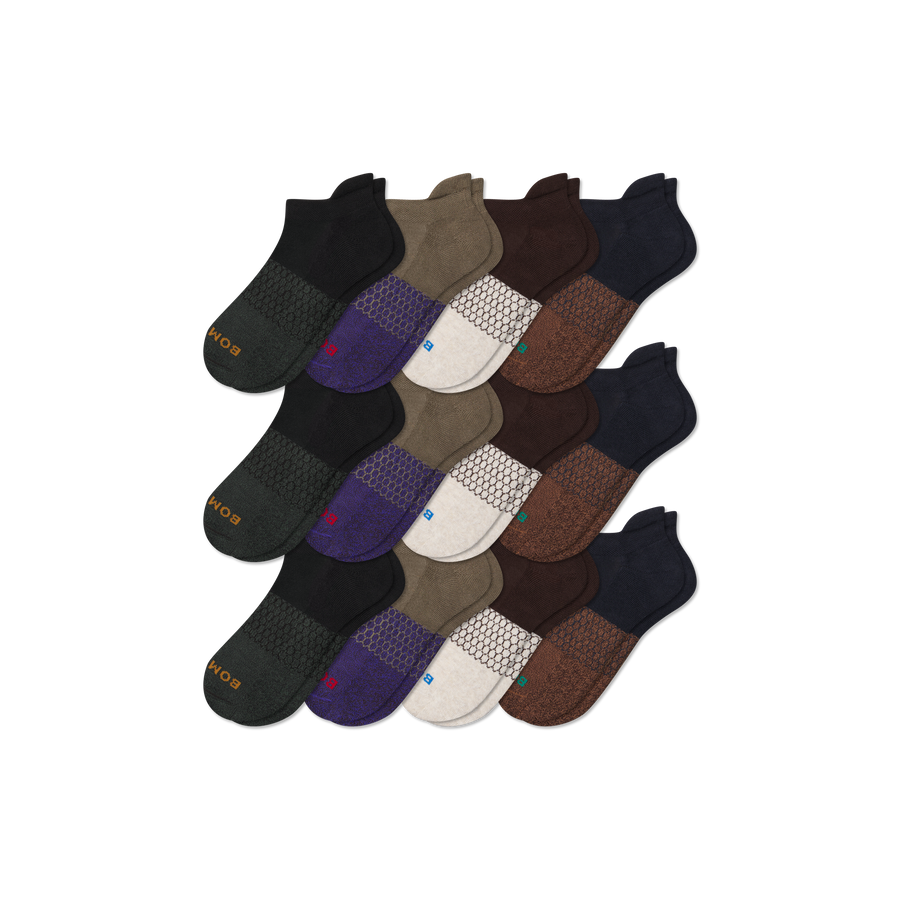Men's Marl Ankle Sock 12-Pack - Outdoor Everyday Step