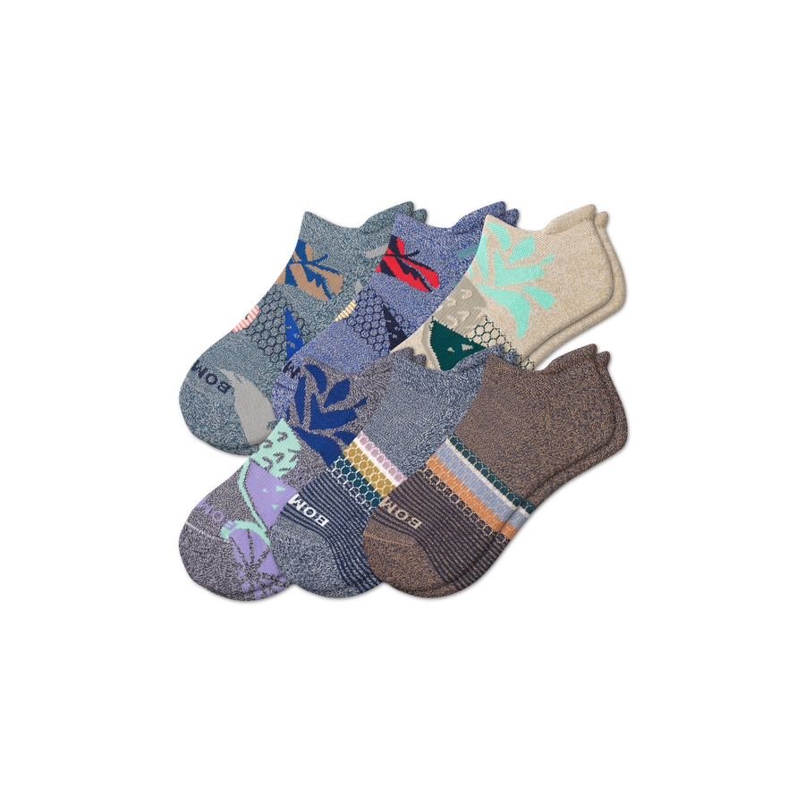 Men’s Tropical Ankle Sock 6-Pack - Studio Shift Wear