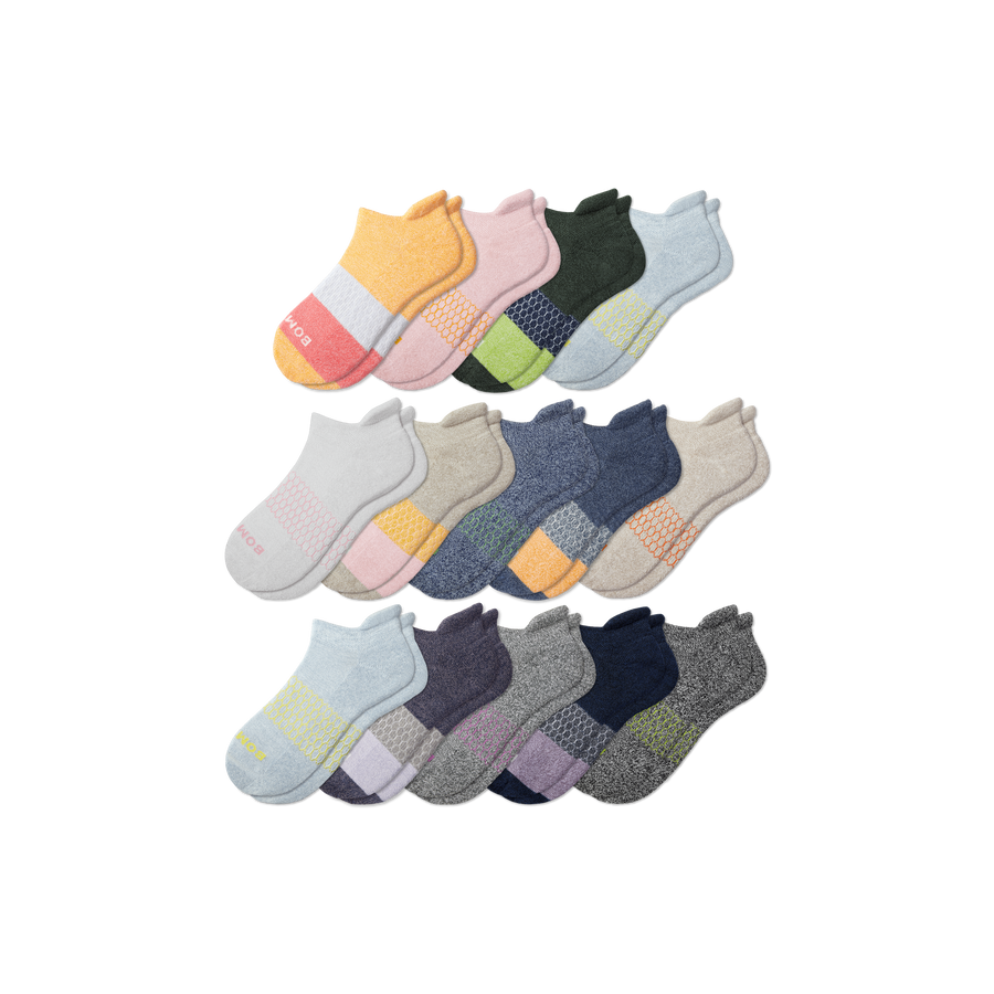 Youth Week of Bombas Ankle Sock 14-Pack - School Ready