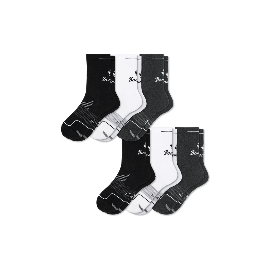 Men's Run Half Calf Sock 6-Pack - Light Home Wear
