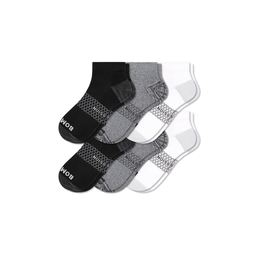 Men's Everyday Compression Ankle Sock 6-Pack - Sport Court Control