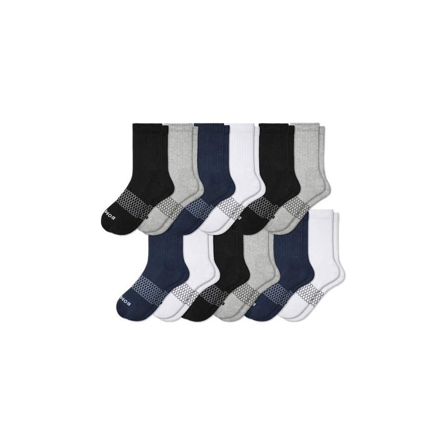Women's Solids Half Calf Sock 12-Pack - Smooth Hike Fit