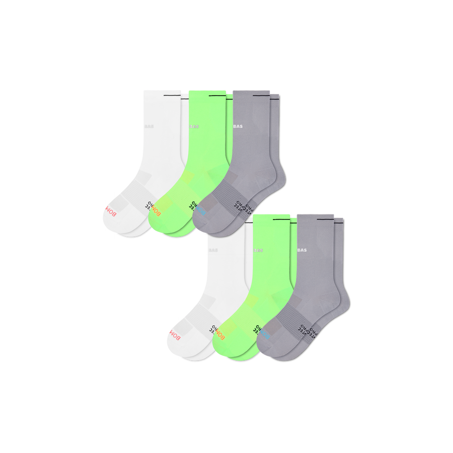 Women's RunPro Half Calf Sock 6-Pack - Studio Travel Wear