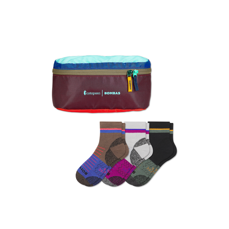 Men's Hiking Quarter Sock 3-Pack & Cotopaxi Fanny Pack - Ready Drawer Carry