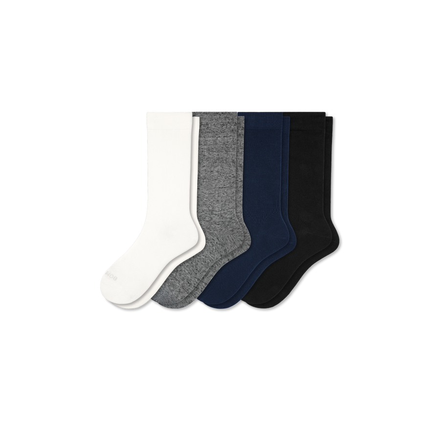 Women's Lightweight Calf Sock 4-Pack - Trail Office Cushion