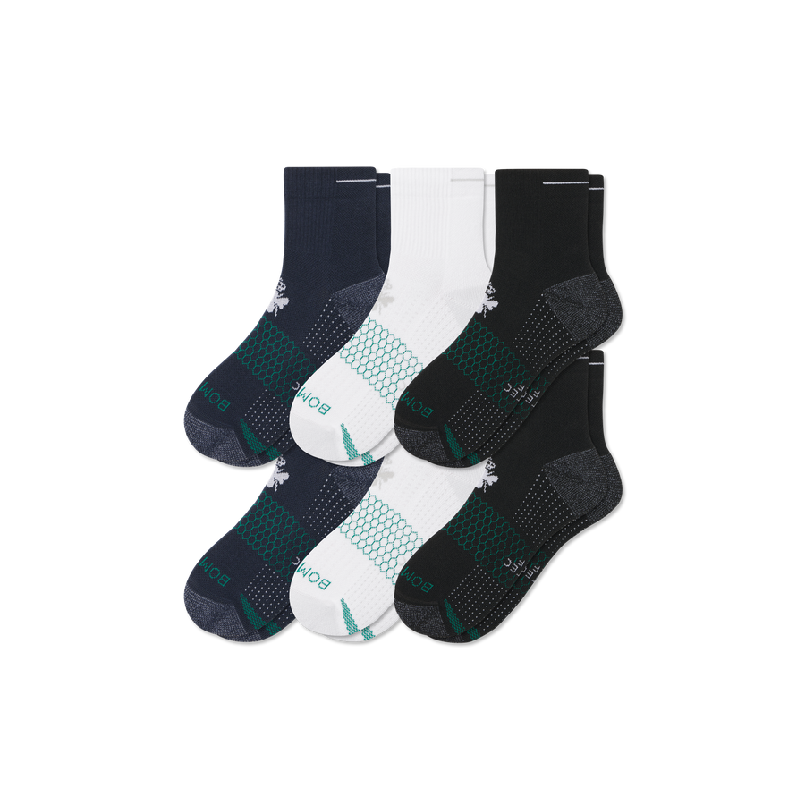 Women's Golf Quarter Sock 6-Pack - Smooth Office Step