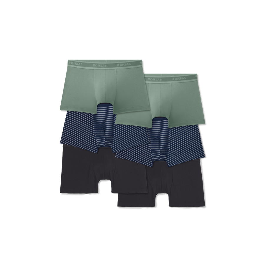 Men's Soft Flex Trunk 6-Pack - Seamless Ease Comfort
