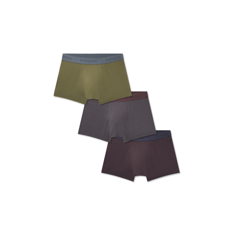 Men's Cotton Modal Blend Trunk 3-Pack - Easy Soft Comfort