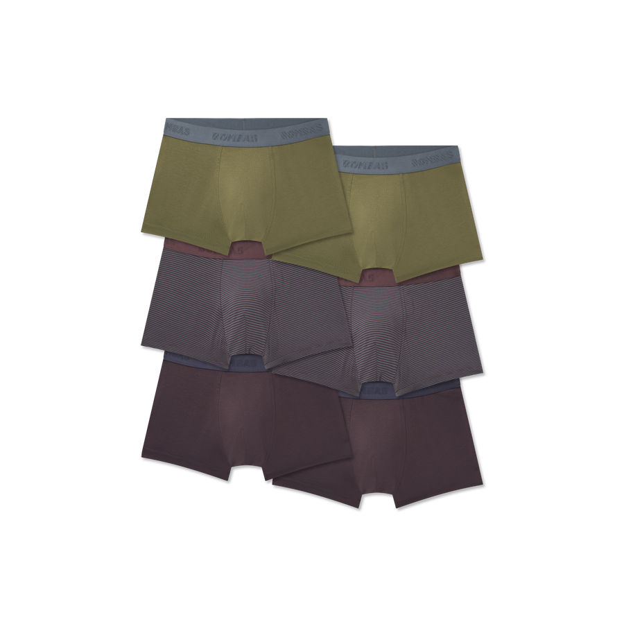Men's Cotton Modal Blend Trunk 6-Pack - Modal Core Layer