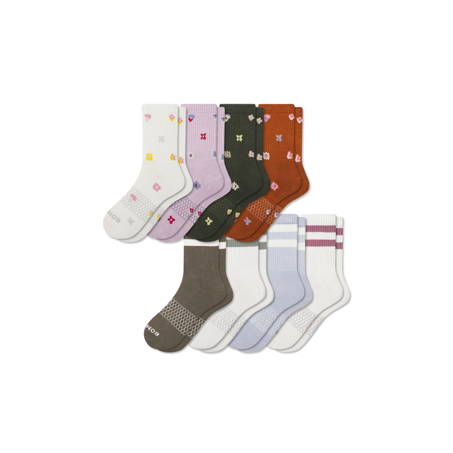 Women's Half Calf Sock 8-Pack - Outdoor Lounge Rotation