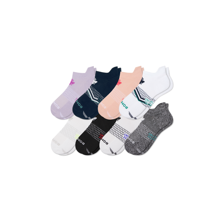 Women's All Sport Ankle Sock 8-Pack - Light Travel Move