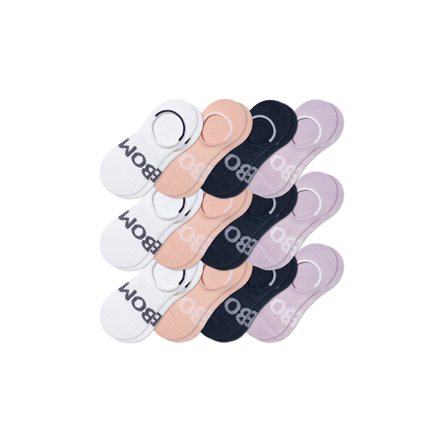 Women's All Sport Cushioned No Show Sock 12-Pack - Light Ankle Support