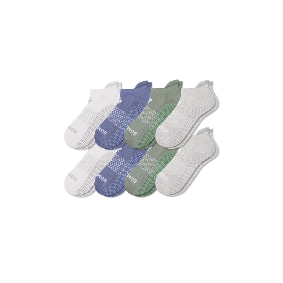 Women's Gripper Ankle Sock 8-Pack - Classic Crew Comfort