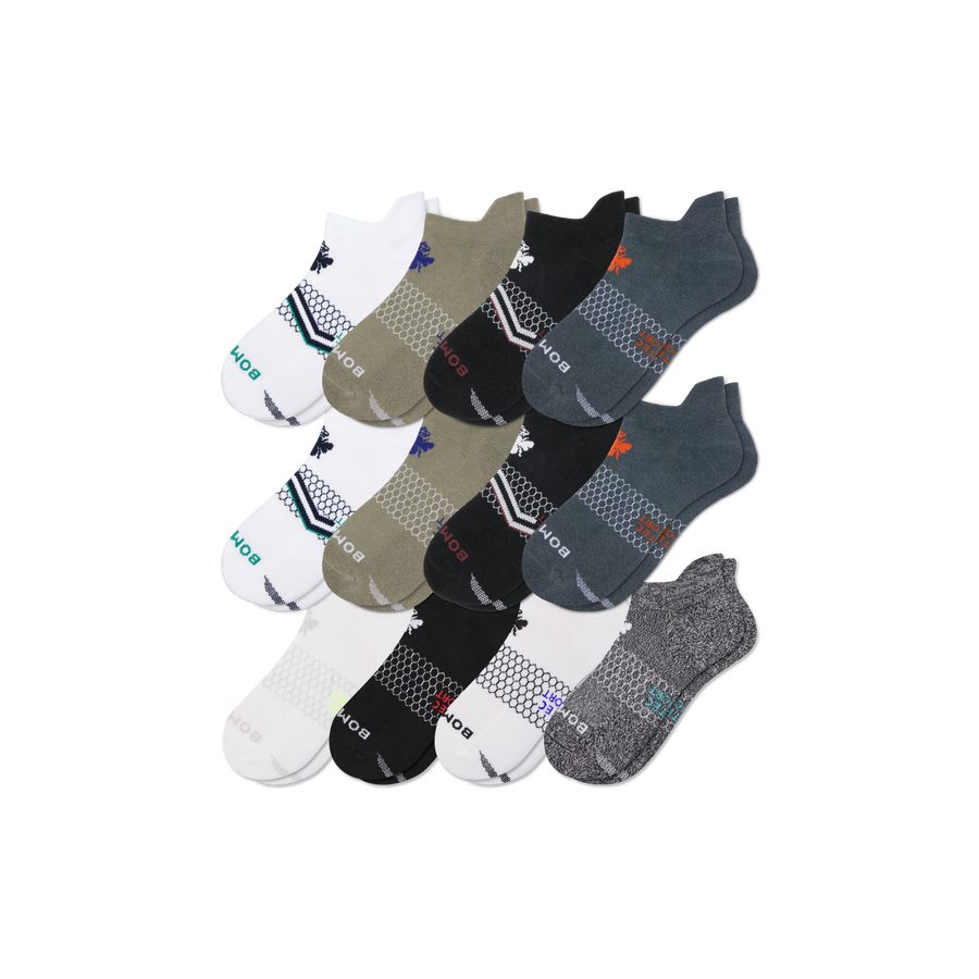 Men's All Sport Ankle Sock 12-Pack - Weekend No Show Comfort
