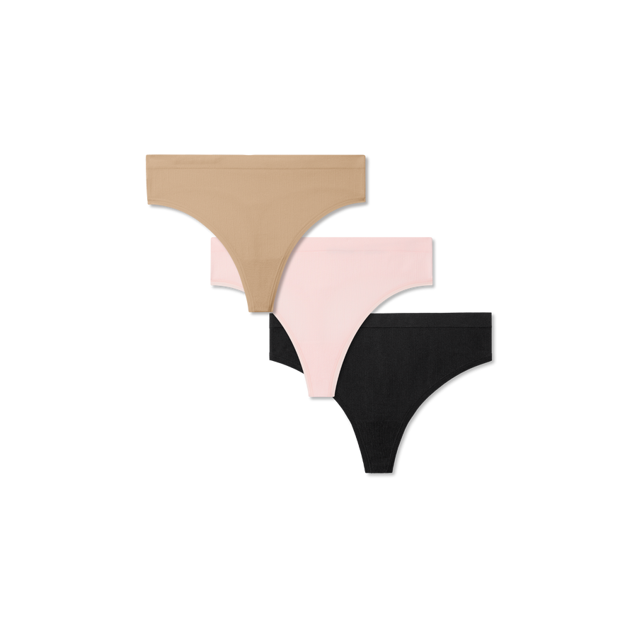 Women's Seamless Thong 3-Pack - Modern All Day Support