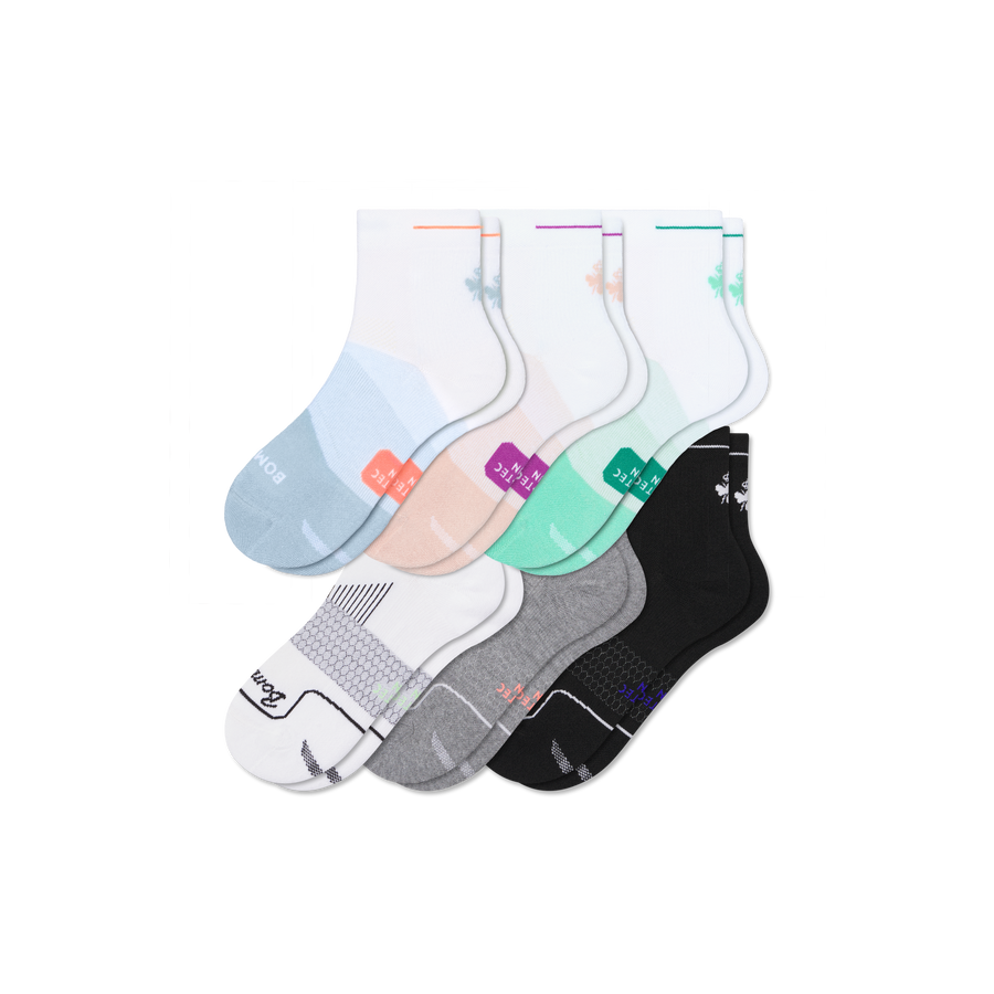 Women's Run Quarter Sock 6-Pack - Soft Shift Step