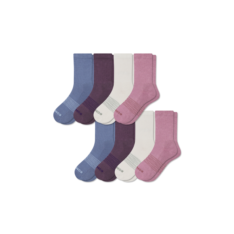 Women's Solids Half Calf Sock 8-Pack - Easy Shift Move