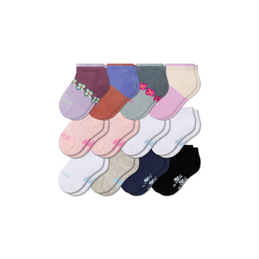 Toddler Lightweight Ankle Sock 12-Pack - Easy Multipack