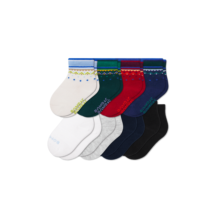 Toddler Lightweight Calf Sock 8-Pack - Classic Rotation