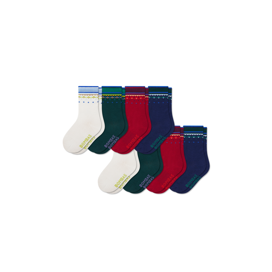 Junior Lightweight Calf Sock 8-Pack - Steady Ankle Step