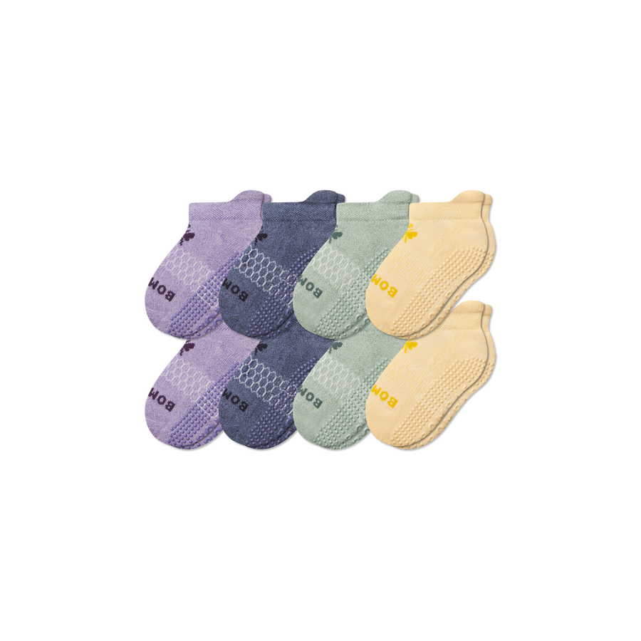 Junior Marl Gripper Ankle Sock 8-Pack - Easy Trail Wear