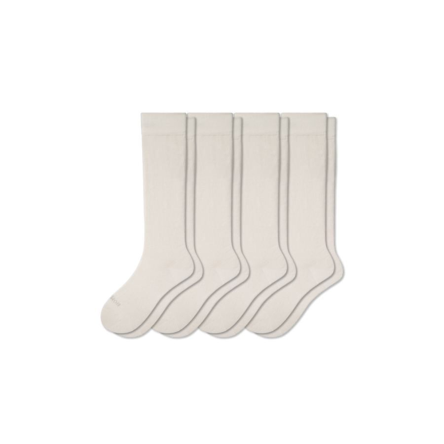 Youth Lightweight Knee High Sock 4-Pack - Studio Lounge Comfort