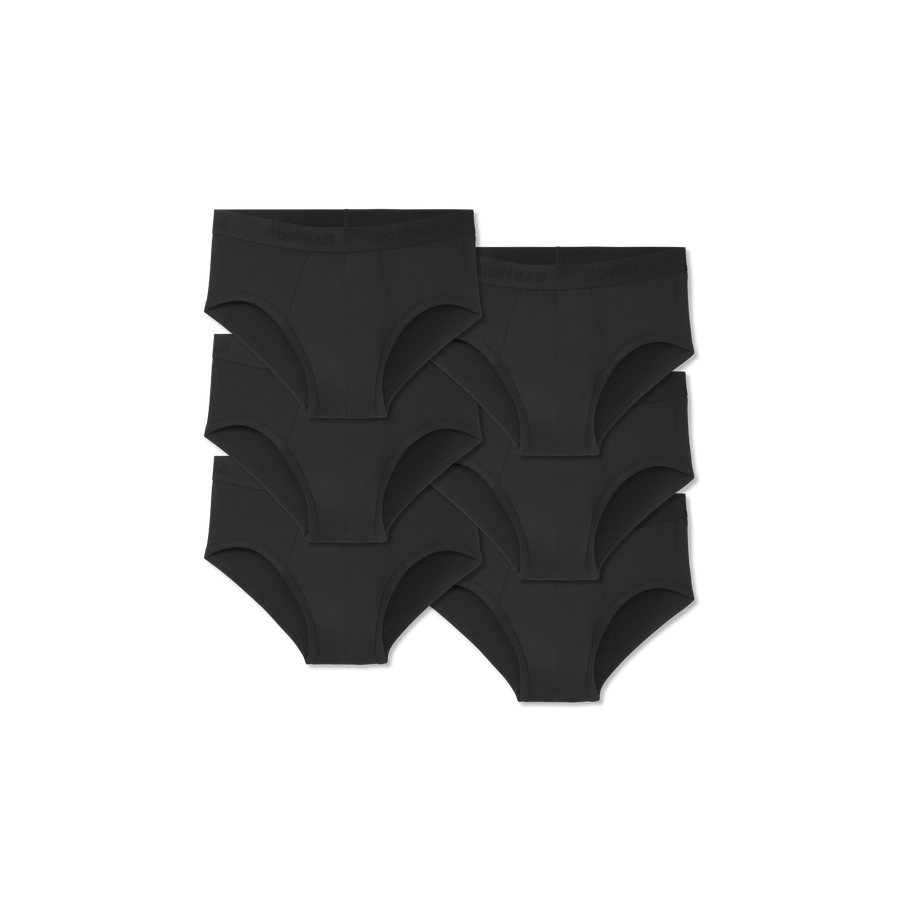 Men's Cotton Modal Blend Flyless Brief 6-Pack - Calm Wear