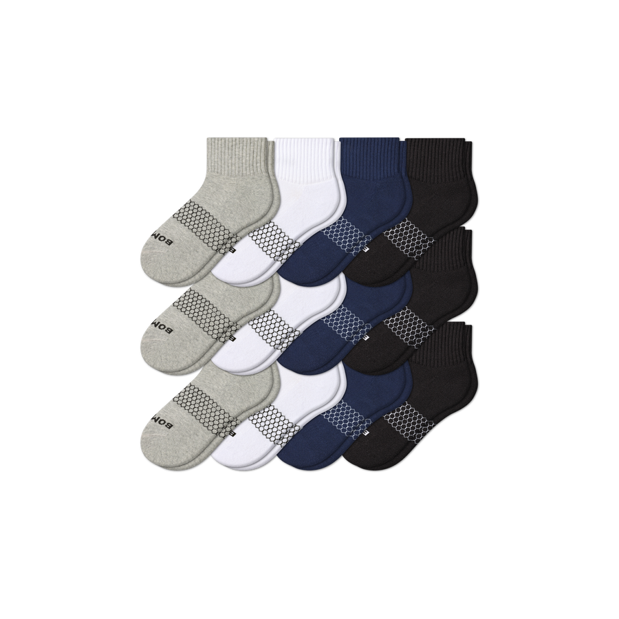 Men's Quarter Sock 12-Pack - Everyday Low Cut Pair