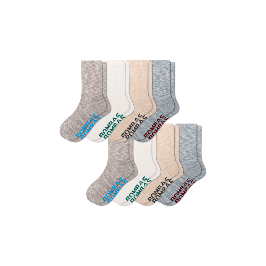 Men's Summer Ragg Half Calf Sock 8-Pack - Run Lounge Fit