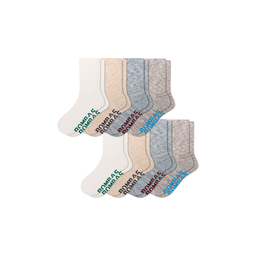 Women's Summer Ragg Half Calf Sock 8-Pack - Light Studio Comfort