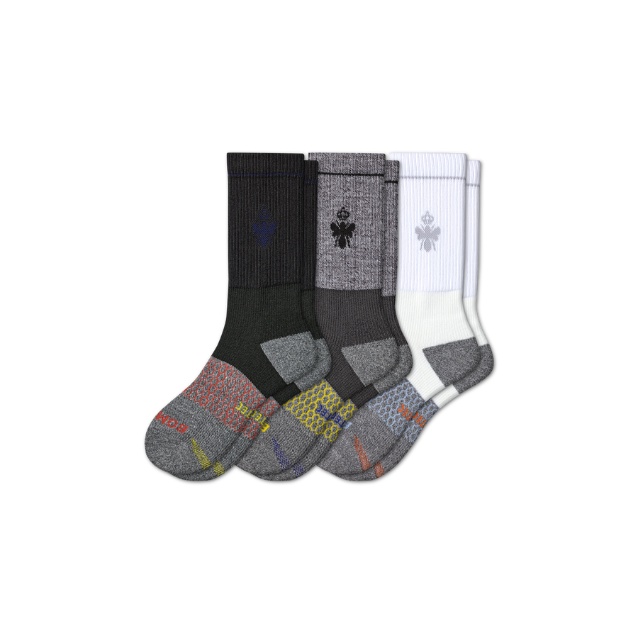 Men's Performance Targeted Compression Calf Sock 3-Pack - Strong Warmup Fit