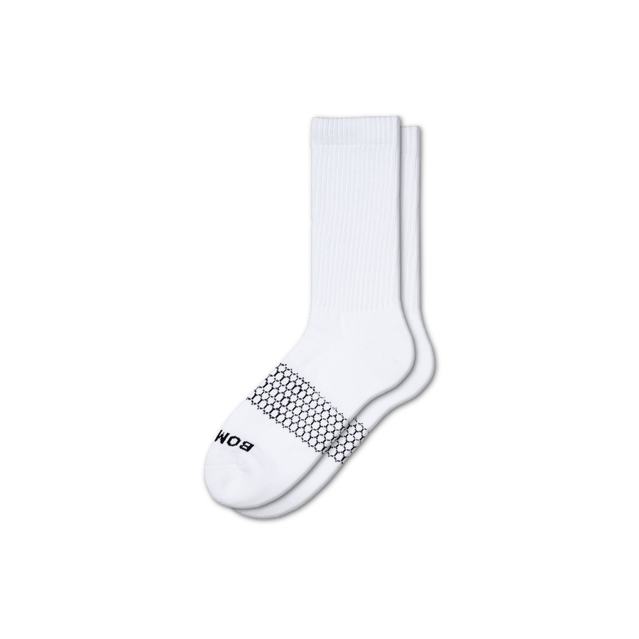 Men's Solids Calf Socks - Steady Crew Fit