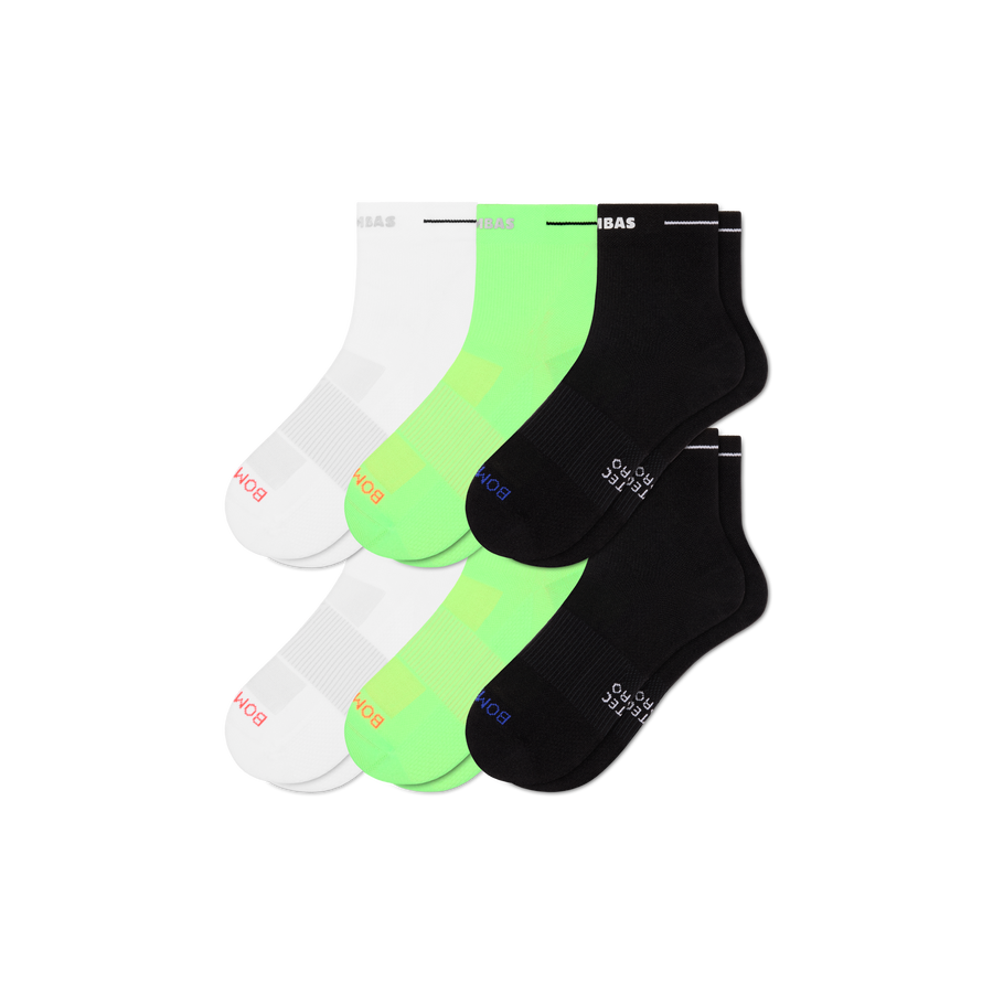 Men's RunPro Quarter Sock 6-Pack - Cozy Hike Wear