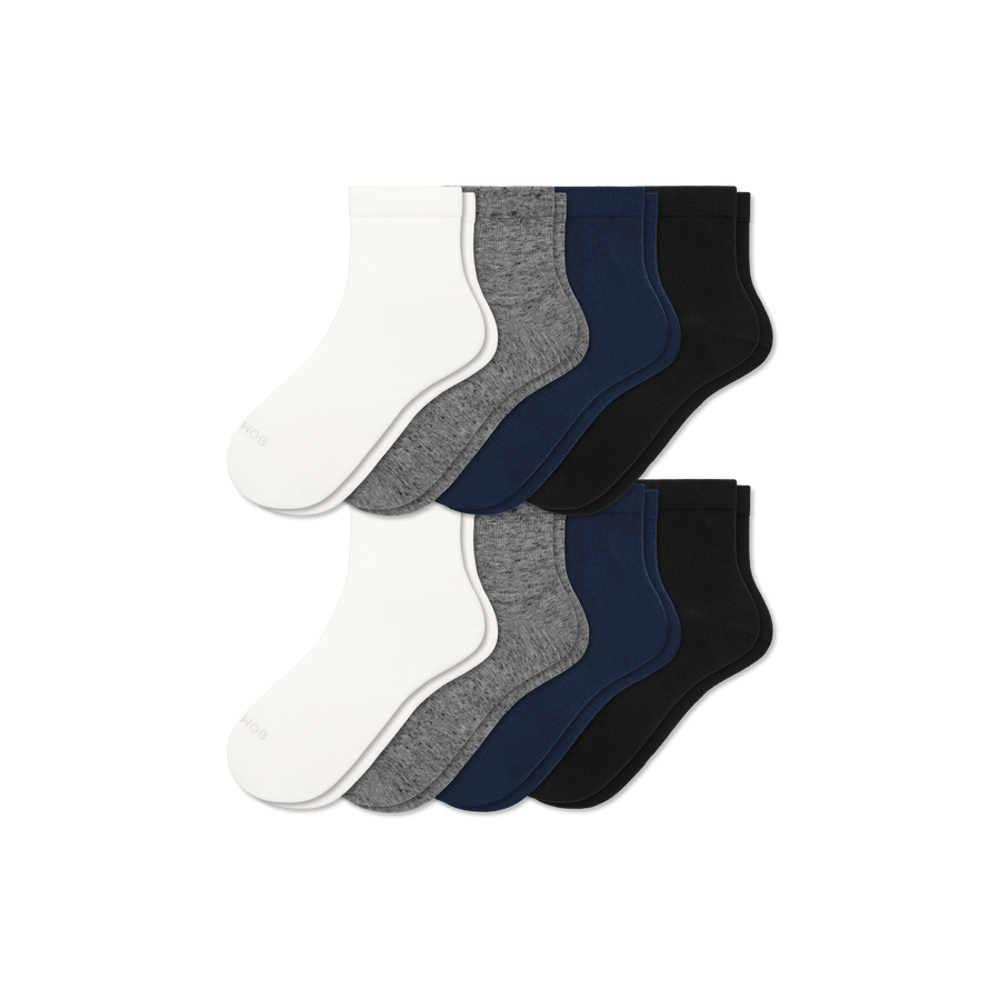 Women's Lightweight Quarter Sock 8-Pack - Trail School Rotation